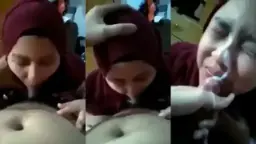 Muncratin Air Mani Di Muka Cewek Berhijab