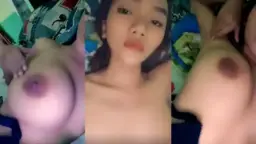 Kak Mey Lien Pamer Payudara Montok Seksi Bak Di Video Call Sexy