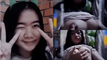 Mey Si Bocil Toge Imut, Toketnya Sampe Muncrat Keluar.