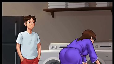 Malam Musim Panah Rahasia [v21.0.0] | Ibu Tiri Diam-diam Mengintip Sambil Nahan (18+) | Novel Visual Dewasa Yang Bikin Mendingin