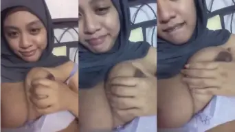 Miss Serra Si Hijaber Montok, Toketnya Bikin Mupeng Abis