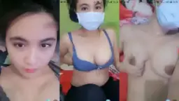 Mukanya Cantik, Tubuhnya Mulus, Pake Bh Biru Bikin Liur Meleleh.