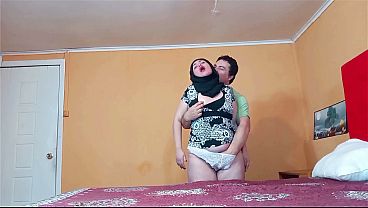 Wanita Berhijab Digeboyong Gaya Doggy, Nafsu Liar Menggila.