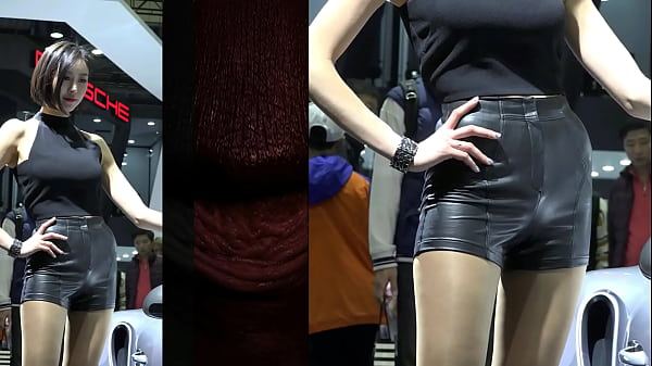 Gadis China Goyang-goyang Pakai Hotpants Kulit Bikin Makin Panas, 002