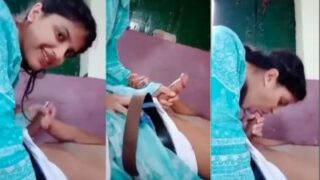 Desi Cewek Ngeblow Sepupunya Sendiri, Bikin Suasana Makin Panas Dan Nakal.