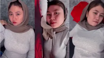 Keisha Hijab Tobrut Siap Temenin Lo Pas Col Sambil Live, Hot Abis!