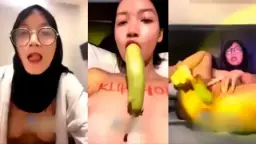 Panya Hijab Colmek Live Pake Timun, Basah Makin Nikmat
